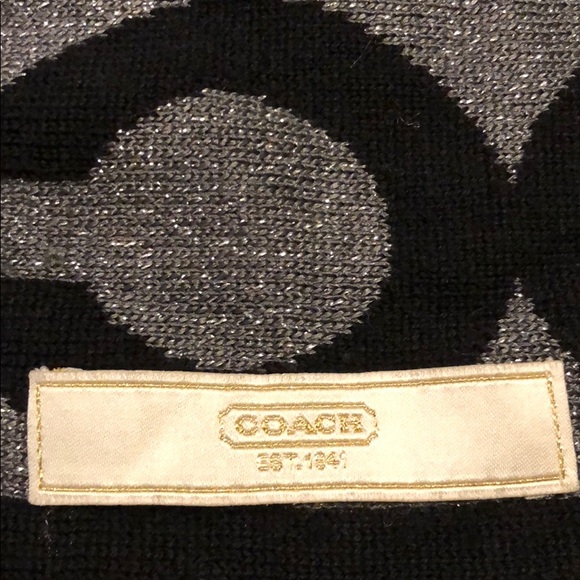 Coach glitter cold weather scarf - Picture 3 of 3